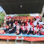 Antusiasme Masyarakat Labang Mengikuti Jalan Santai Dalam Rangka Semarak HUT RI__81 Menuju Kekompakan
